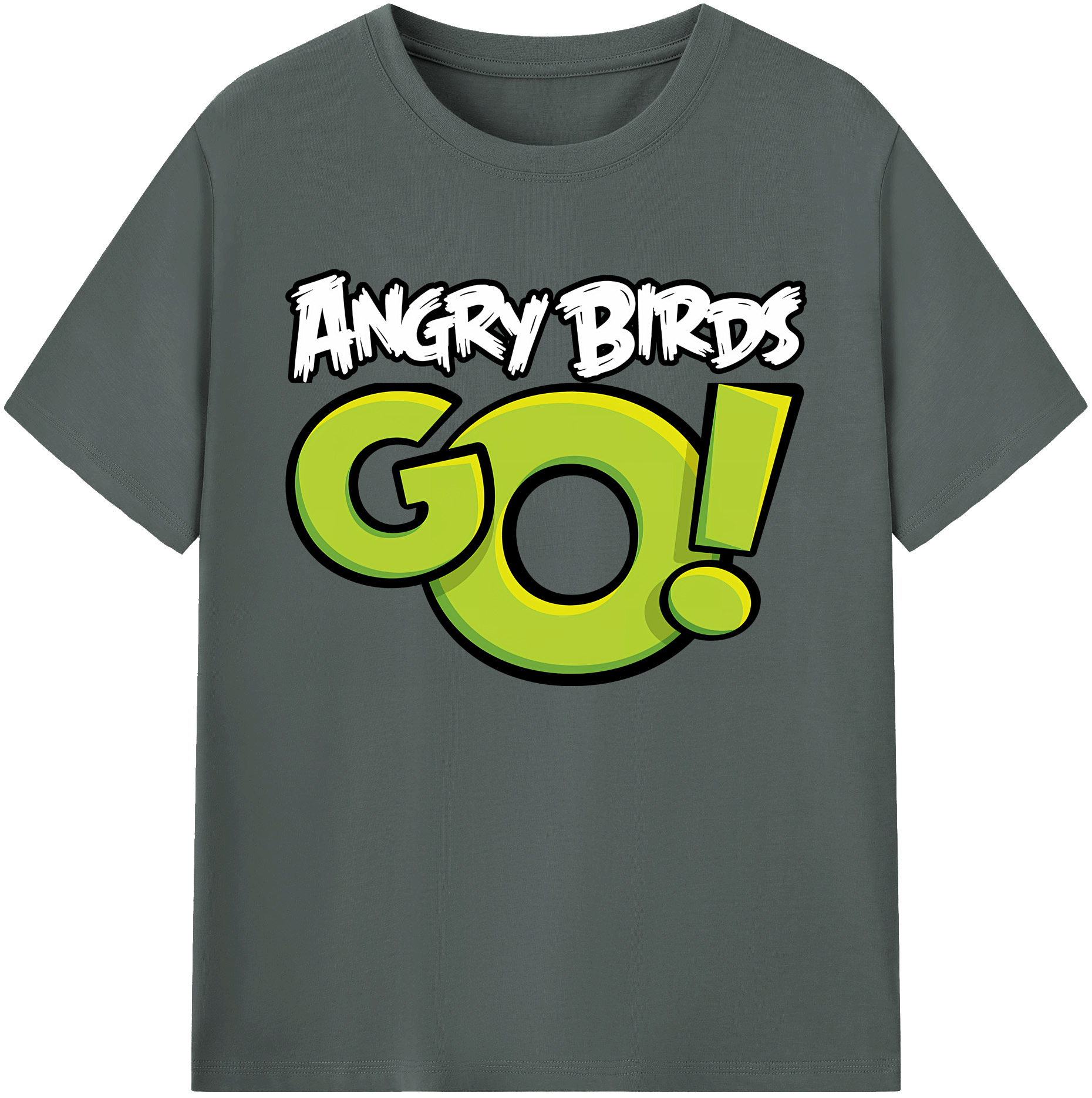 （画像用） Angry Birds アングリーバード 綿100％ メンズ半袖Tシャツ｜肌触りやわらか＆通気性